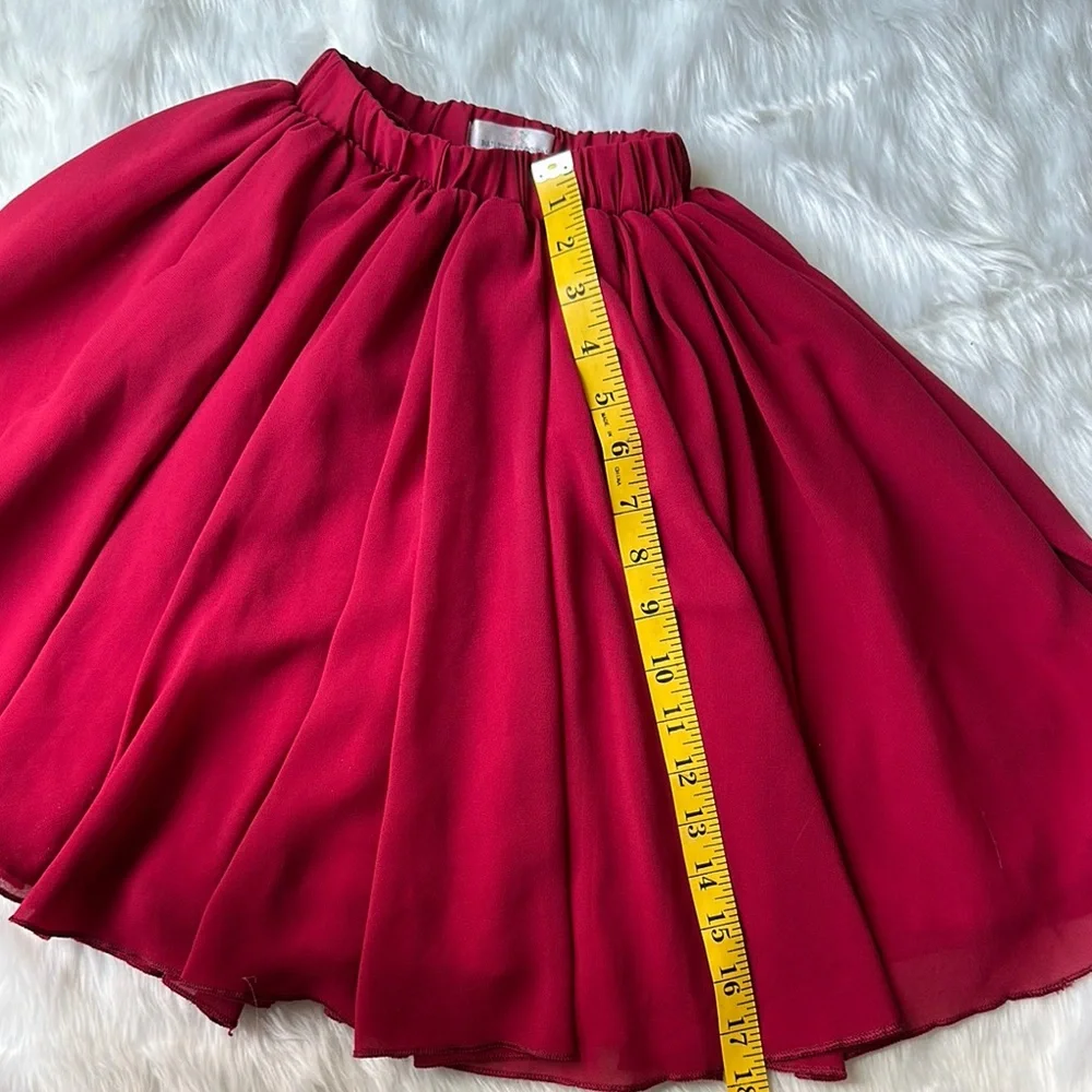 Bailey’s Blossoms Red Kids Skirt girls Size 18-24 months - Picture 5 of 8